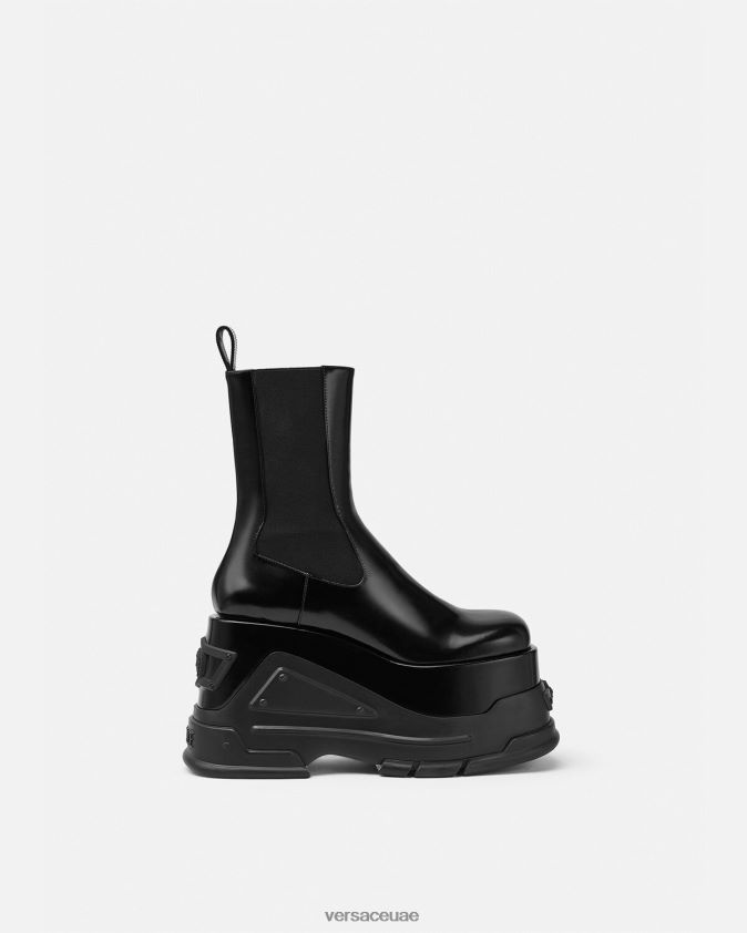 نحيف حذاء ميدوسا النشيد منصة Versace أسود 0FVD2J474 حذاء