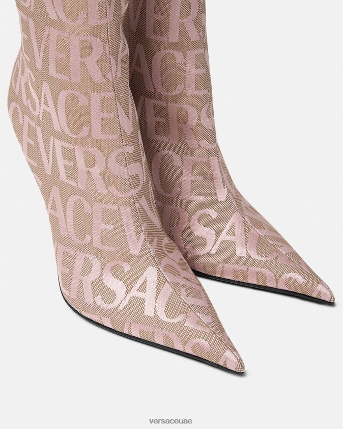 نحيف أحذية عالية في الركبة Versace لون القرنفل 0FVD2J476 حذاء