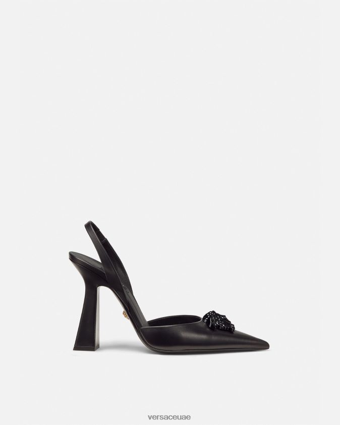 نحيف مضخات لا ميدوسا حبال الظهر Versace أسود 0FVD2J489 حذاء