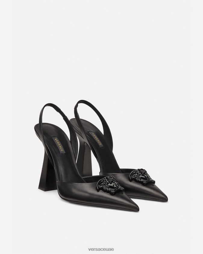 نحيف مضخات لا ميدوسا حبال الظهر Versace أسود 0FVD2J489 حذاء