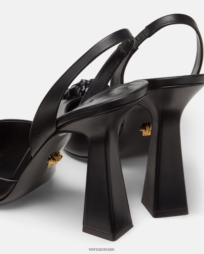 نحيف مضخات لا ميدوسا حبال الظهر Versace أسود 0FVD2J489 حذاء