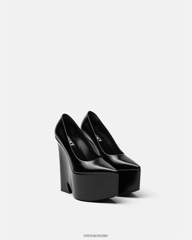 نحيف مضخات منصة العاصفة Versace أسود 0FVD2J491 حذاء