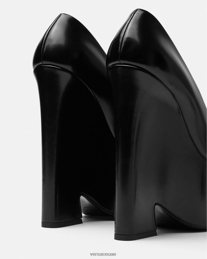 نحيف مضخات منصة العاصفة Versace أسود 0FVD2J491 حذاء