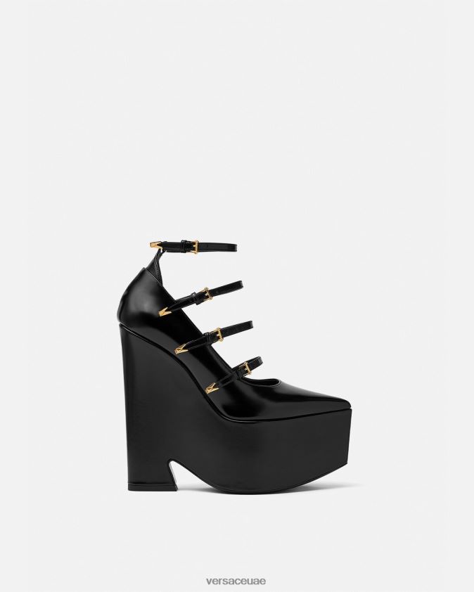 نحيف مضخات منصة العاصفة Versace أسود 0FVD2J493 حذاء