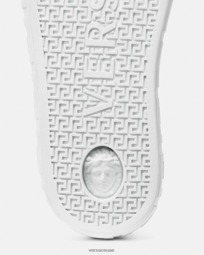 نحيف أحذية رياضية اليونان Versace ذهب ابيض 0FVD2J501 حذاء