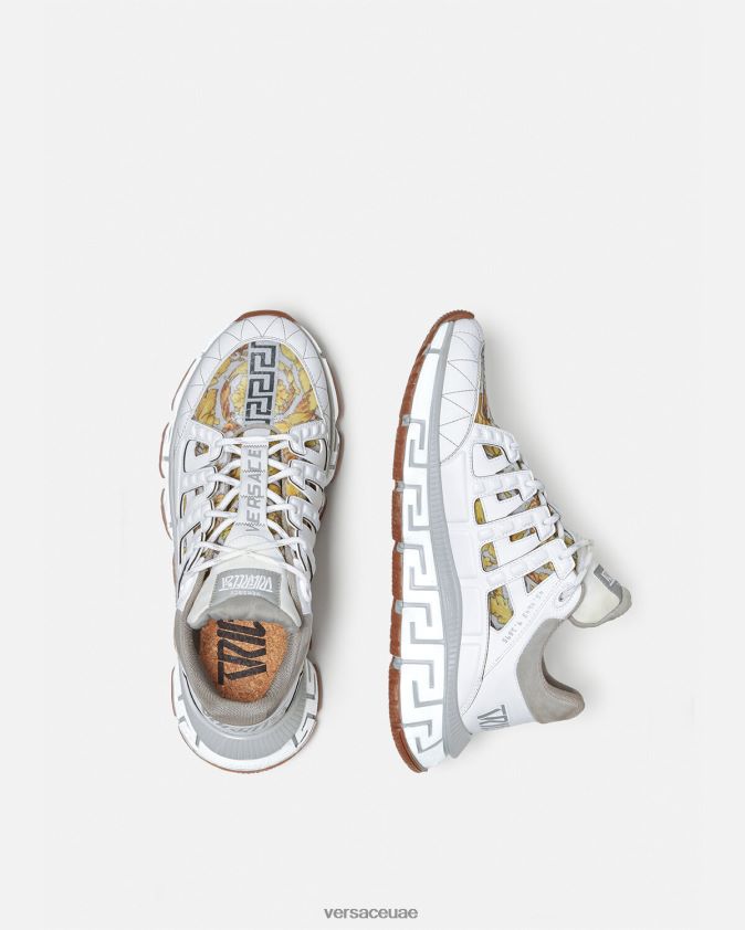 نحيف أحذية تريجريكا الرياضية Versace أبيض 0FVD2J508 حذاء