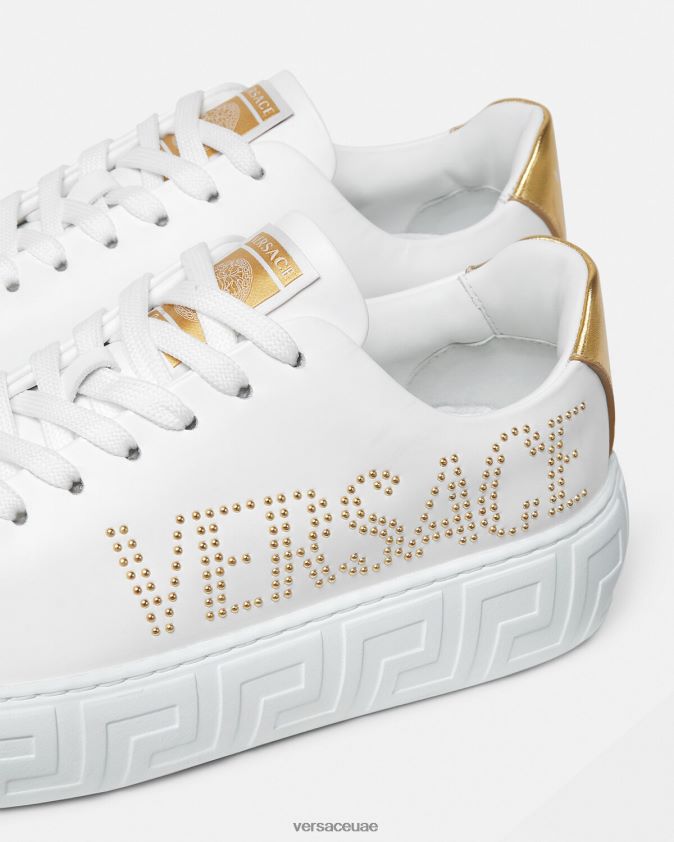 نحيف أحذية رياضية آلهة اليونانية Versace أبيض 0FVD2J510 حذاء