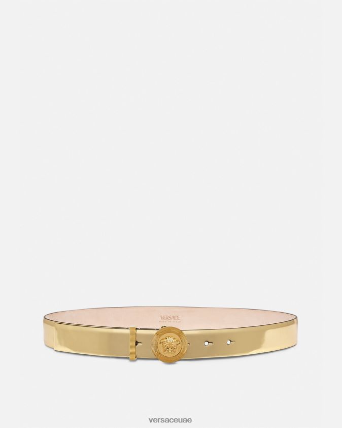 نحيف ميدوسا بيجي حزام من الجلد Versace ذهب 0FVD2J529 مُكَمِّلات