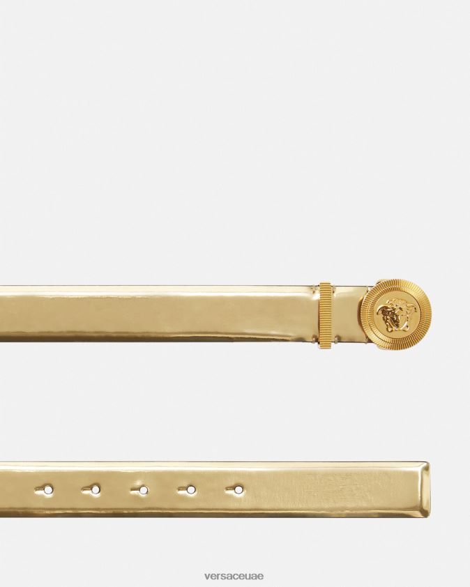 نحيف ميدوسا بيجي حزام من الجلد Versace ذهب 0FVD2J529 مُكَمِّلات