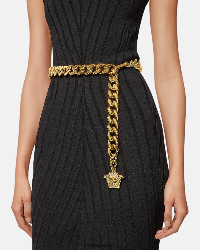 نحيف حزام سلسلة لا ميدوسا Versace ذهب 0FVD2J544 مُكَمِّلات