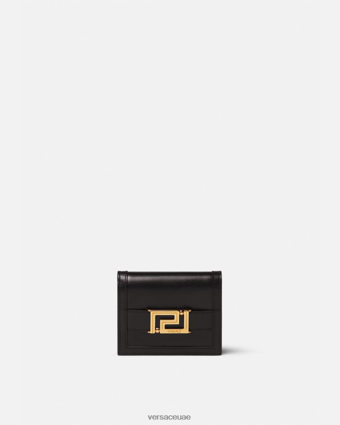 نحيف محفظة الآلهة اليونانية ثنائية الطي Versace أسود 0FVD2J559 مُكَمِّلات