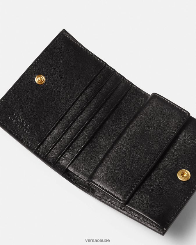نحيف محفظة الآلهة اليونانية ثنائية الطي Versace أسود 0FVD2J559 مُكَمِّلات