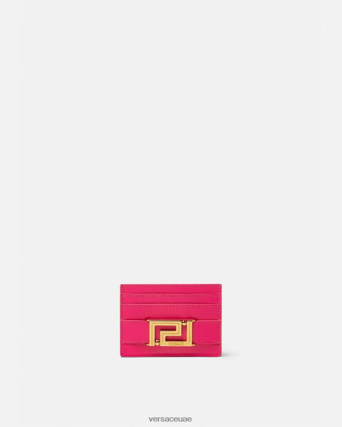 نحيف حامل بطاقة الآلهة اليونانية Versace لون القرنفل 0FVD2J561 مُكَمِّلات