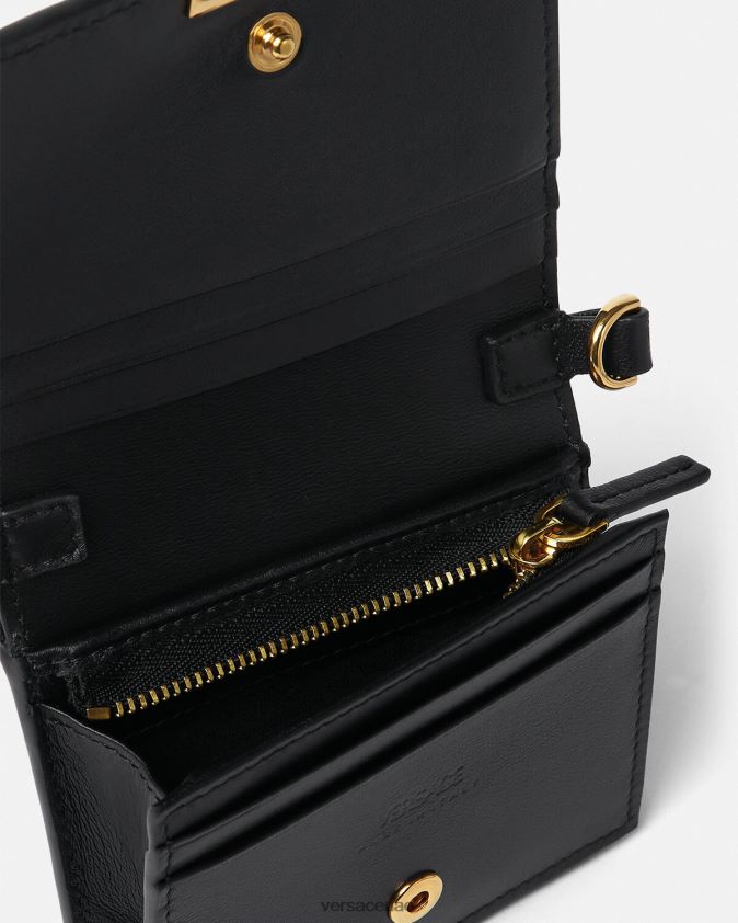 نحيف محفظة سلسلة الآلهة اليونانية Versace أسود 0FVD2J563 مُكَمِّلات