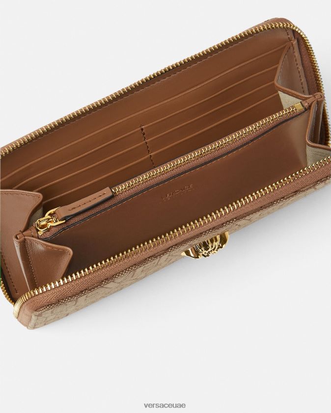 نحيف محفظة طويلة من كل انحاء لا ميدوسا Versace بني 0FVD2J566 مُكَمِّلات