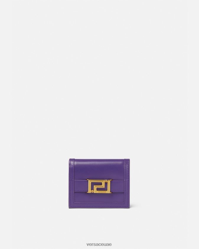 نحيف محفظة الآلهة اليونانية ثنائية الطي Versace البنفسجي 0FVD2J578 مُكَمِّلات