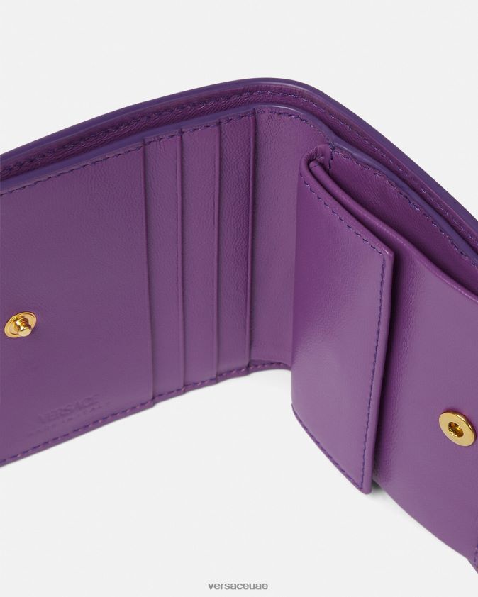 نحيف محفظة الآلهة اليونانية ثنائية الطي Versace البنفسجي 0FVD2J578 مُكَمِّلات