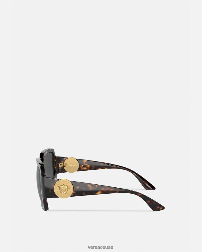 نحيف ميدوسا المدرج النظارات الشمسية Versace هافانا 0FVD2J588 مُكَمِّلات