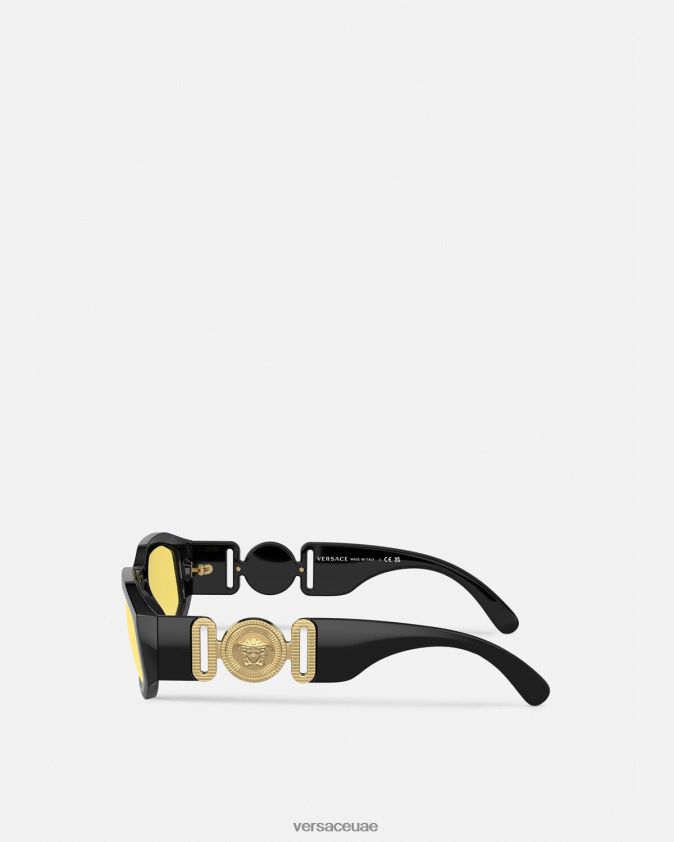 نحيف النظارات الشمسية ميدوسا بيجي Versace أسود 0FVD2J591 مُكَمِّلات