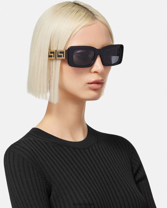 نحيف النظارات الشمسية اليونانية التي لا نهاية لها Versace هافانا 0FVD2J599 مُكَمِّلات