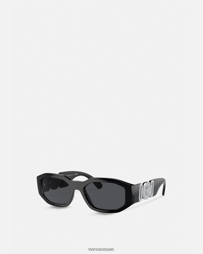 نحيف النظارات الشمسية ميدوسا بيجي Versace أسود 0FVD2J629 مُكَمِّلات