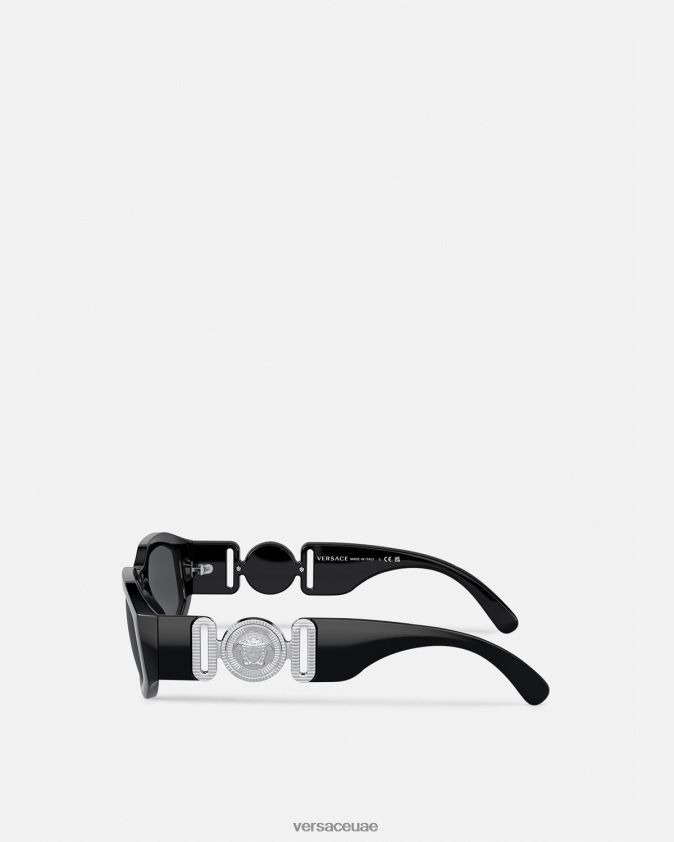 نحيف النظارات الشمسية ميدوسا بيجي Versace أسود 0FVD2J629 مُكَمِّلات