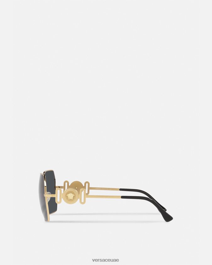 نحيف النظارات الشمسية ميدوسا بيجي Versace ذهب 0FVD2J642 مُكَمِّلات