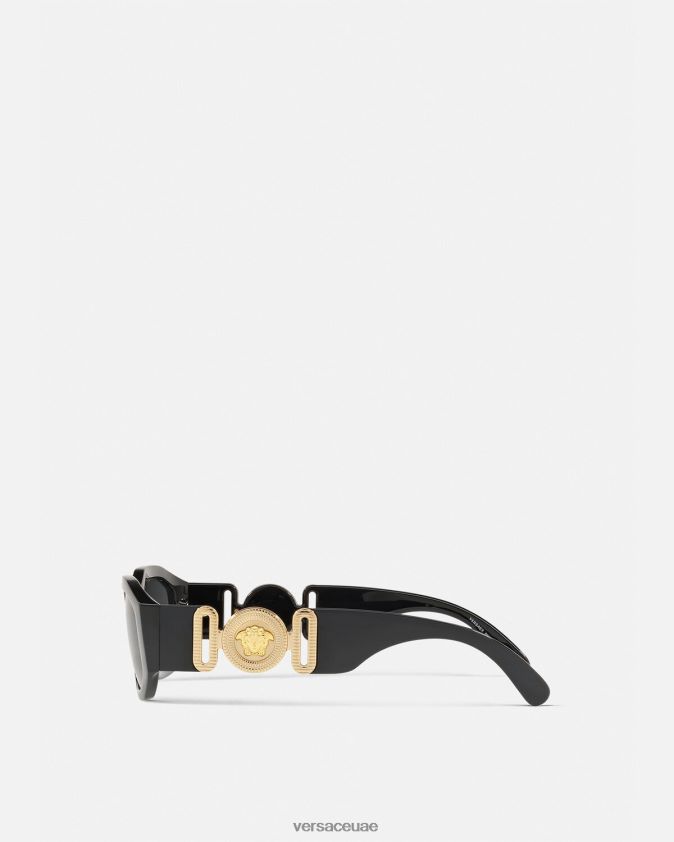 نحيف النظارات الشمسية ميدوسا بيجي Versace أسود 0FVD2J643 مُكَمِّلات