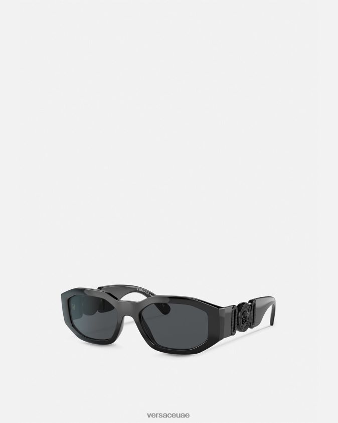 نحيف النظارات الشمسية ميدوسا بيجي Versace أسود 0FVD2J645 مُكَمِّلات