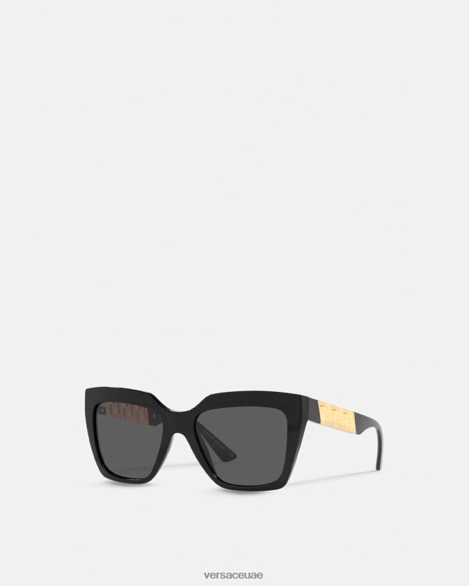 نحيف النظارات الشمسية لا اليونان Versace أسود 0FVD2J653 مُكَمِّلات