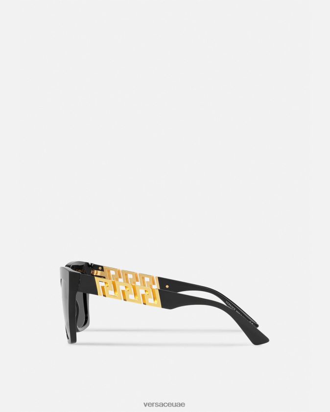 نحيف النظارات الشمسية لا اليونان Versace أسود 0FVD2J653 مُكَمِّلات