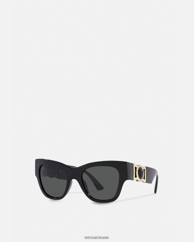 نحيف النظارات الشمسية ميدوسا بيجي الفراشة Versace أسود 0FVD2J657 مُكَمِّلات