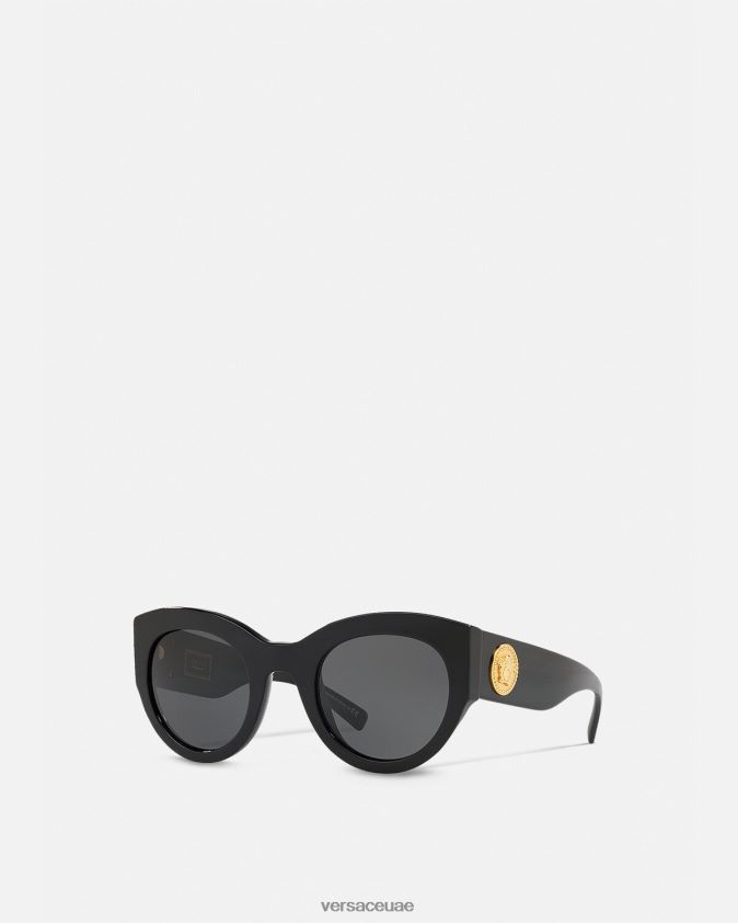 نحيف تحية النظارات الشمسية Versace أسود 0FVD2J678 مُكَمِّلات