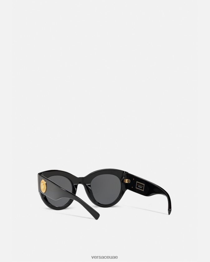 نحيف تحية النظارات الشمسية Versace أسود 0FVD2J678 مُكَمِّلات