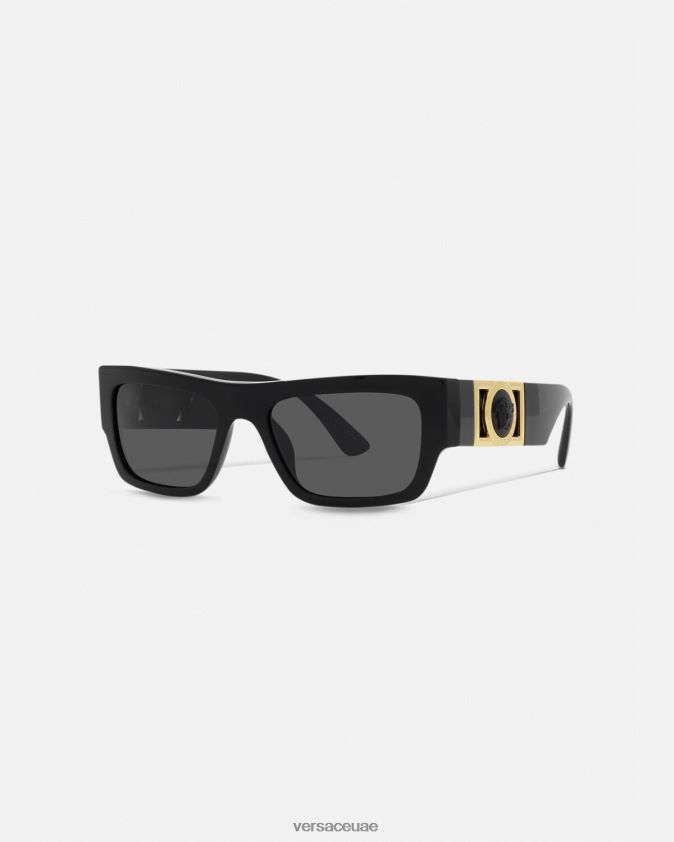 نحيف النظارات الشمسية ميدوسا بيجي الفراشة Versace أسود 0FVD2J679 مُكَمِّلات