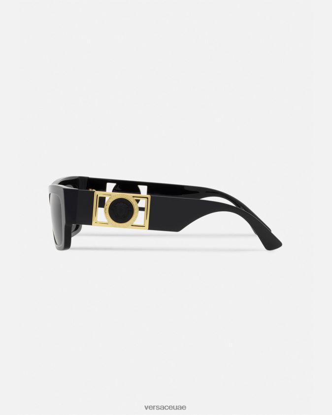 نحيف النظارات الشمسية ميدوسا بيجي الفراشة Versace أسود 0FVD2J679 مُكَمِّلات