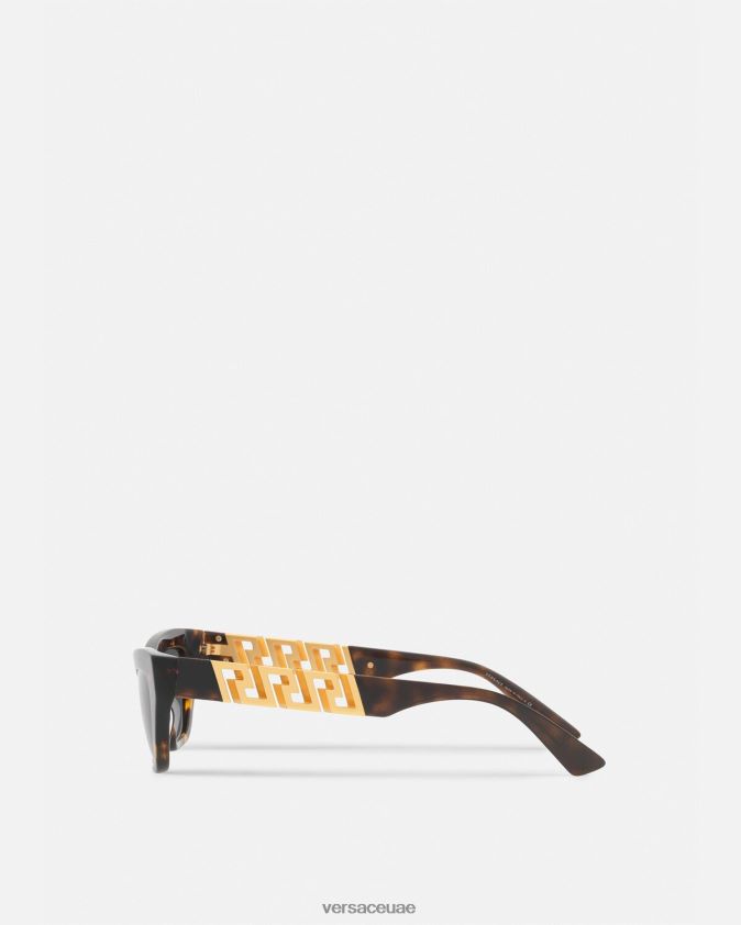 نحيف النظارات الشمسية لا اليونان Versace هافانا 0FVD2J697 مُكَمِّلات