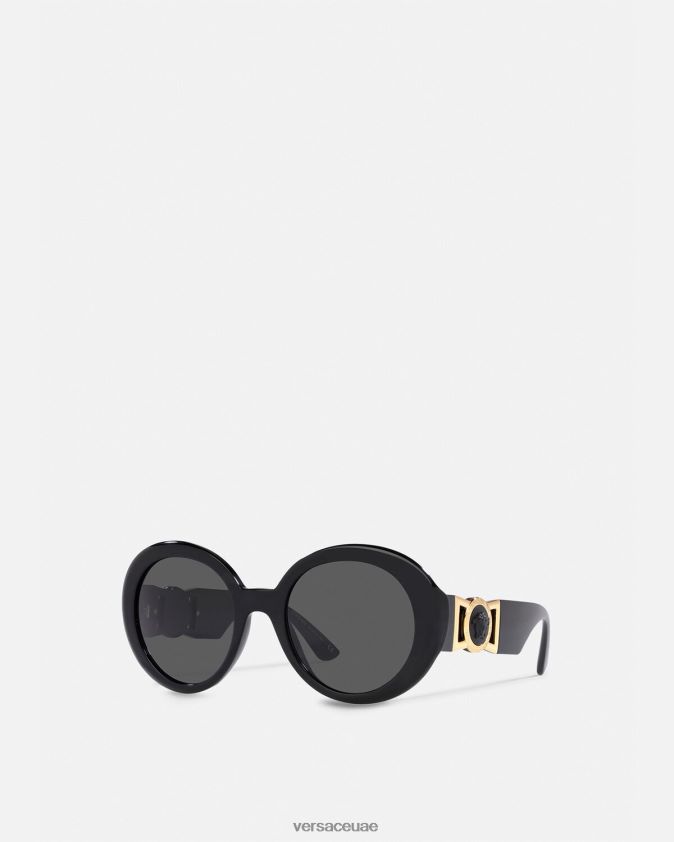 نحيف النظارات الشمسية فراشة ميدوسا Versace أسود 0FVD2J700 مُكَمِّلات