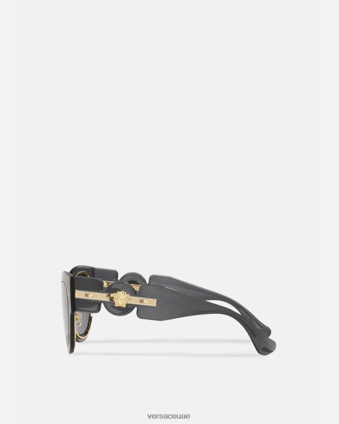 نحيف النظارات الشمسية ميدوسا بيجي الفراشة Versace أسود 0FVD2J701 مُكَمِّلات
