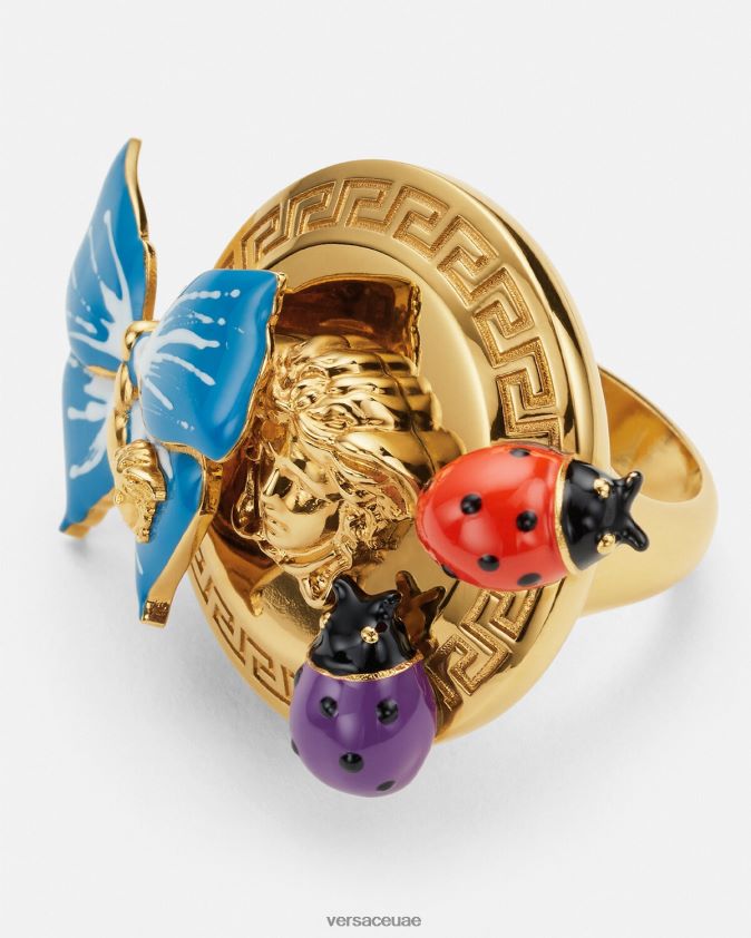 نحيف خاتم ميدوسا الفراشة Versace ذهب 0FVD2J712 مُكَمِّلات