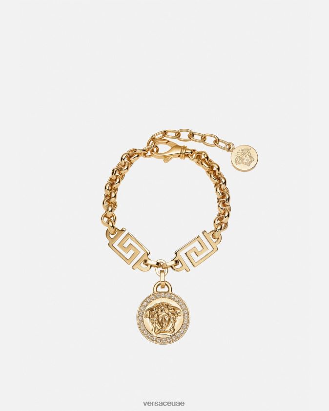 نحيف سوار كريستال لا ميدوسا جريكا Versace ذهب 0FVD2J743 مُكَمِّلات