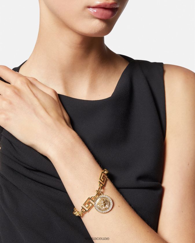 نحيف سوار كريستال لا ميدوسا جريكا Versace ذهب 0FVD2J743 مُكَمِّلات