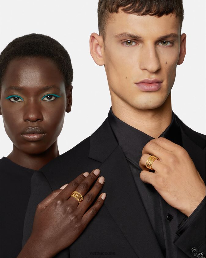 نحيف عصابة اليونان Versace الذهب الدافئ 0FVD2J752 مُكَمِّلات