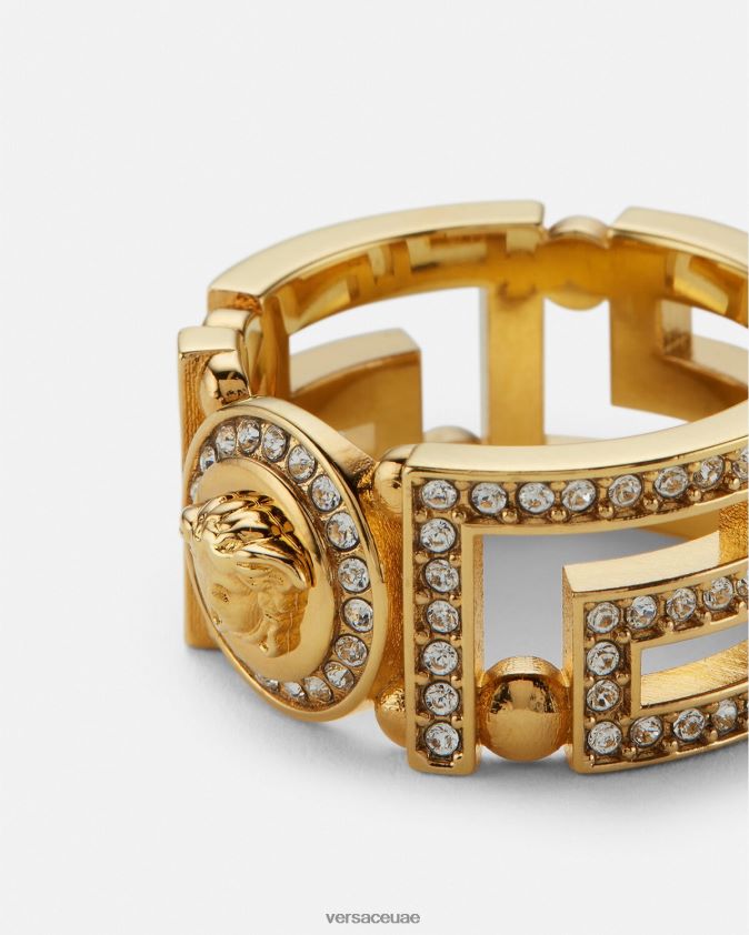 نحيف خاتم كريستال ميدوسا اليوناني Versace ذهب 0FVD2J756 مُكَمِّلات