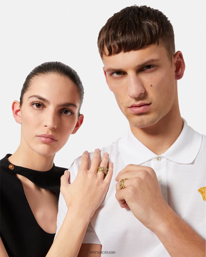 نحيف خاتم كريستال ميدوسا اليوناني Versace ذهب 0FVD2J756 مُكَمِّلات