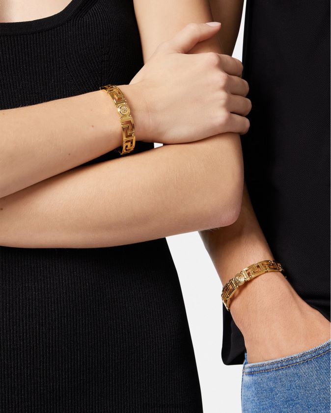 نحيف ميدوسا اليونان سوار الكفة Versace ذهب 0FVD2J757 مُكَمِّلات