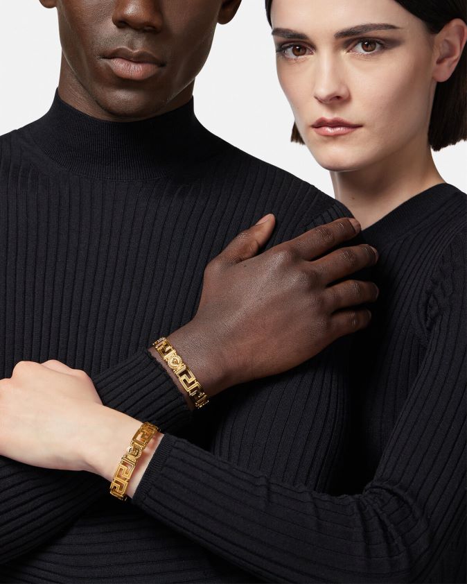 نحيف سوار الكفة كريستال ميدوسا اليونان Versace ذهب 0FVD2J761 مُكَمِّلات