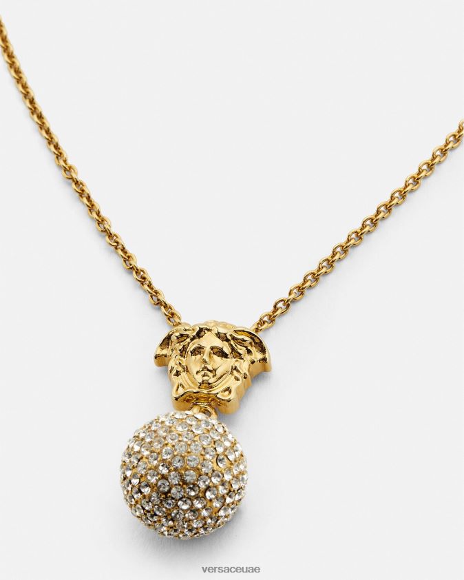 نحيف ميدوسا قلادة الكرة الكريستال Versace ذهب 0FVD2J771 مُكَمِّلات
