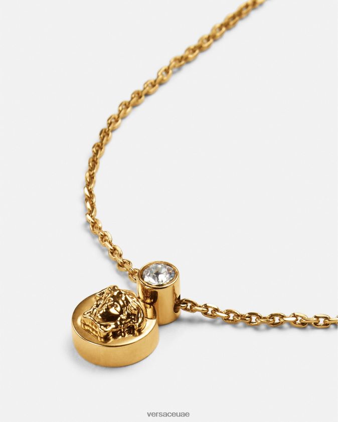 نحيف قلادة ميدوسا كريستال Versace ذهب 0FVD2J772 مُكَمِّلات