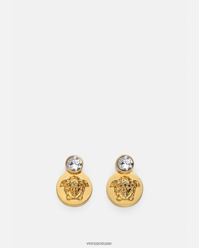 نحيف أقراط كريستال ميدوسا Versace ذهب 0FVD2J778 مُكَمِّلات